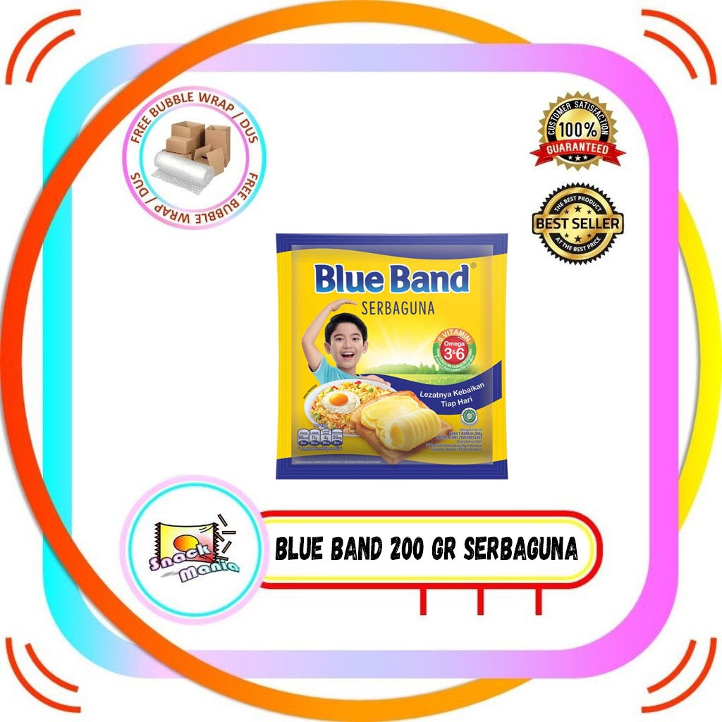 

Blue Band Mentega Serbaguna Sachet ~ 200 gr Margarine