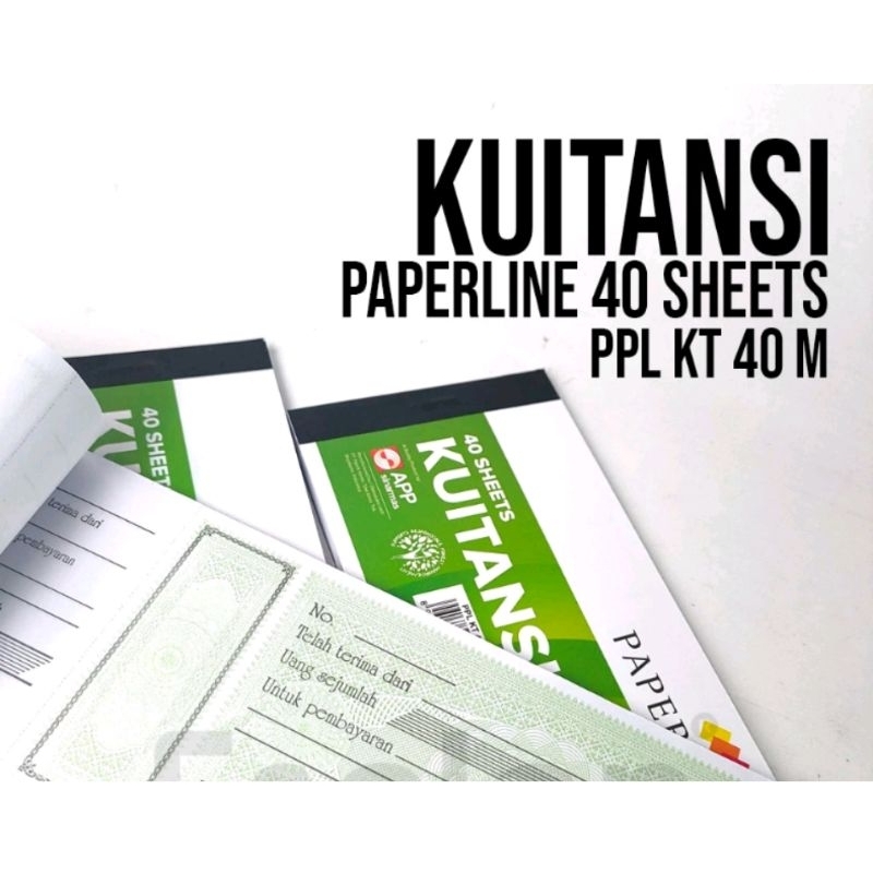 

kwitansi paperline kecil kt 40m isi 40 lembar buku kuitansi paperline kecil kt 40m