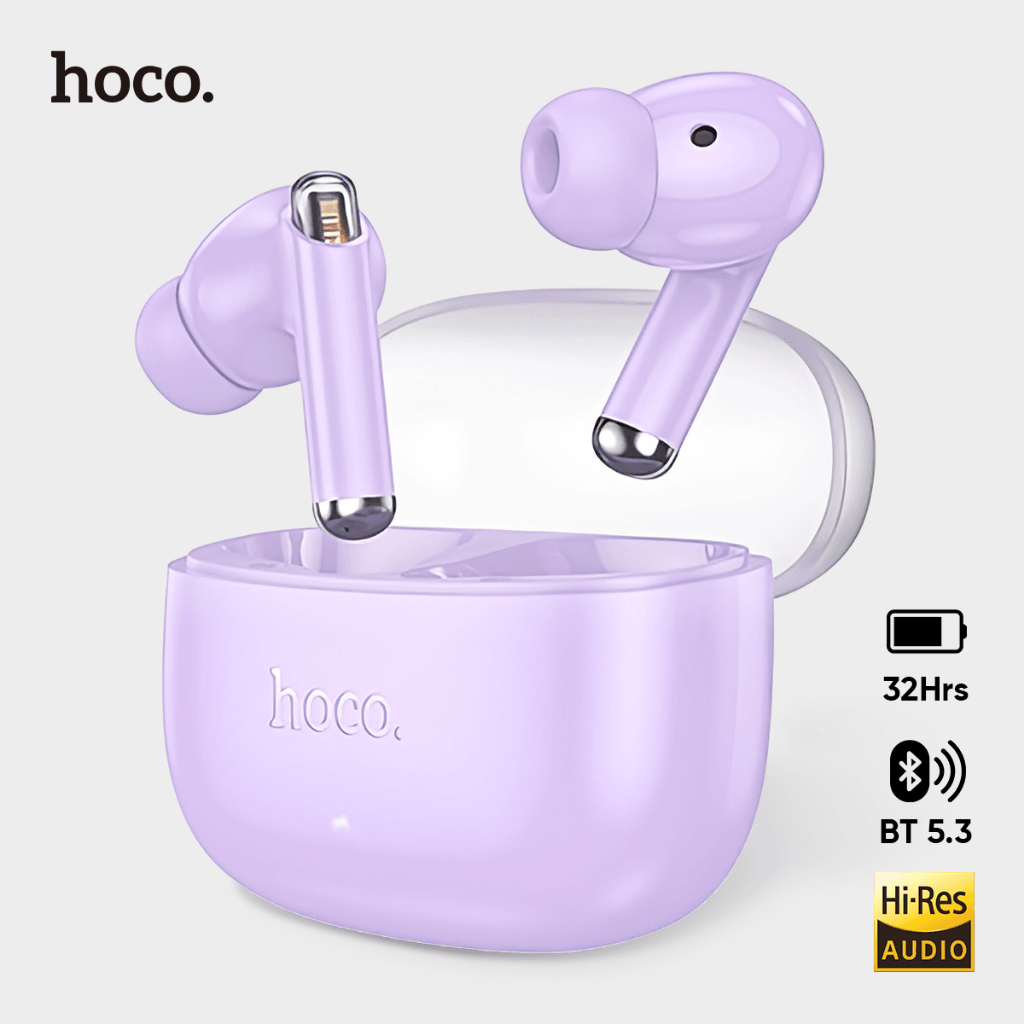 Hoco TWS Earbuds True Wireless Bluetooth 5.3 Earphone Headset Hifi 32 Jam Battery EQ12
