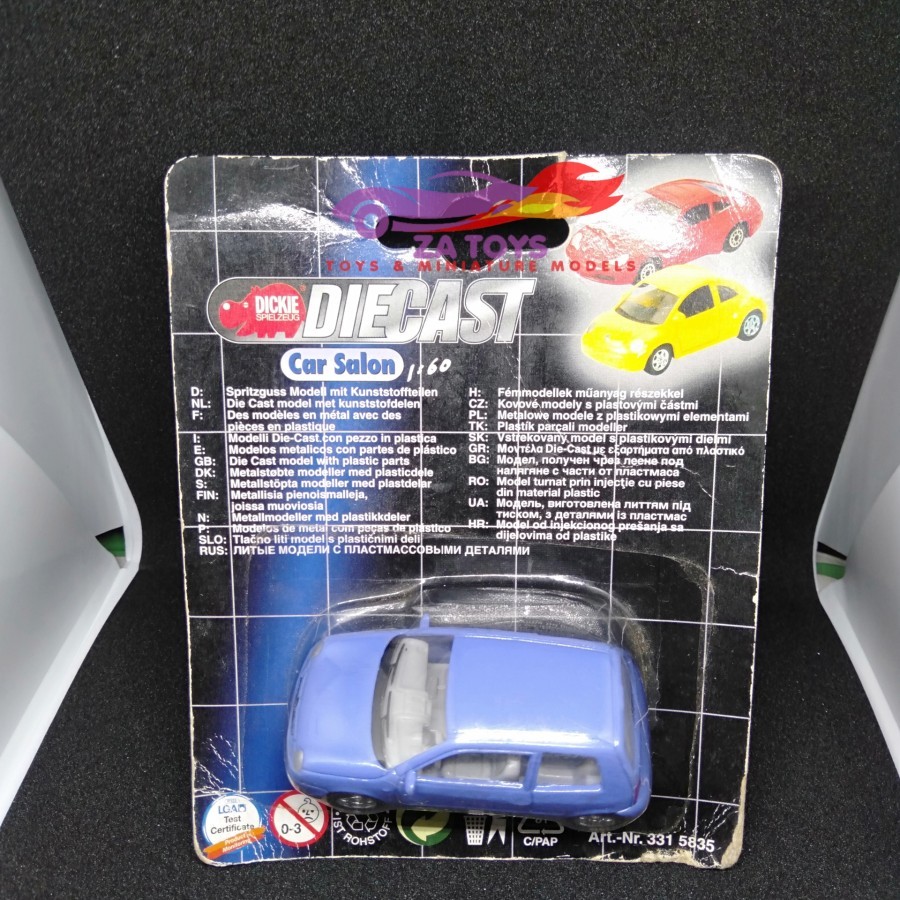 Diecast Volkswagen VW Lupo Hatchback by Dickie / Welly 1:60