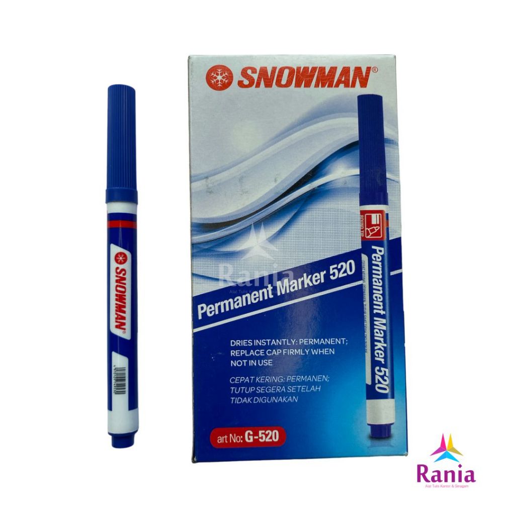 

Spidol Snowman G-520 HITAM/BIRU