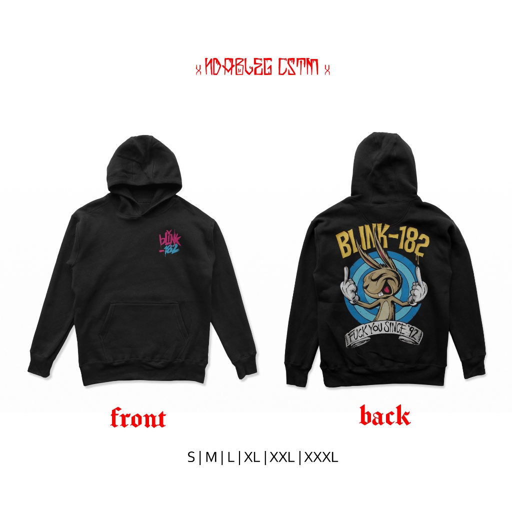 kaos band blink 182 Hoodie blink 182