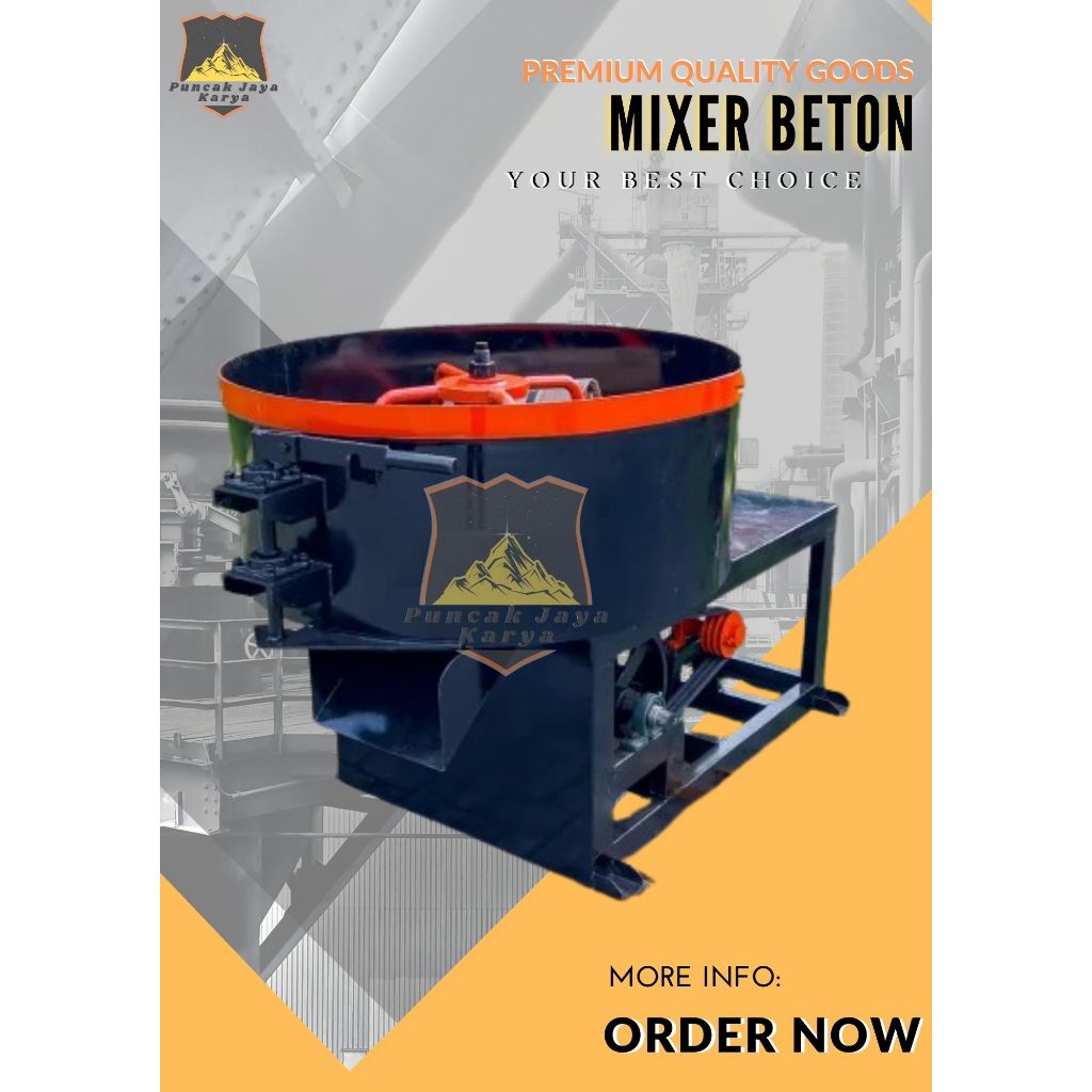 Mixer Adukan Semen untuk Pembuatan Beton/Batako/Paving Block dll