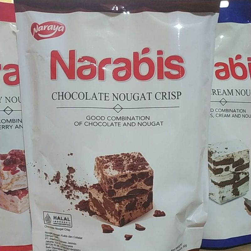 

2Xbtygneal Sakha Snack ) Narabis Nougat Crisp Kukis Naraya 90Gr