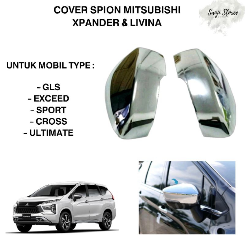 BARANG LIMIT COVER SPION XPANDER CHROME ULTIMATE KIRI / COVER SPION XPANDER & LIVINA ULTIMATE ORIGIN
