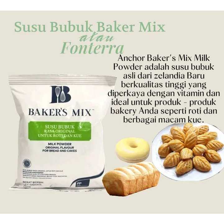 

Baker's Mix Susu Bubuk Milk Powder Untuk Roti Dan Kue