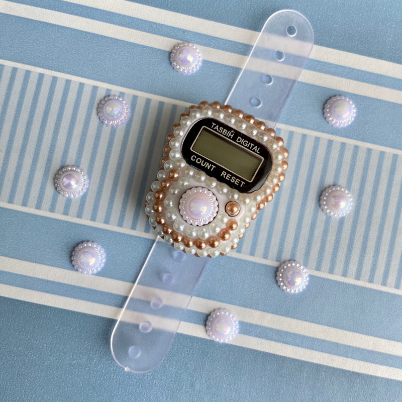 [TERMURAH] Tasbih Digital Hias Abu Coklat