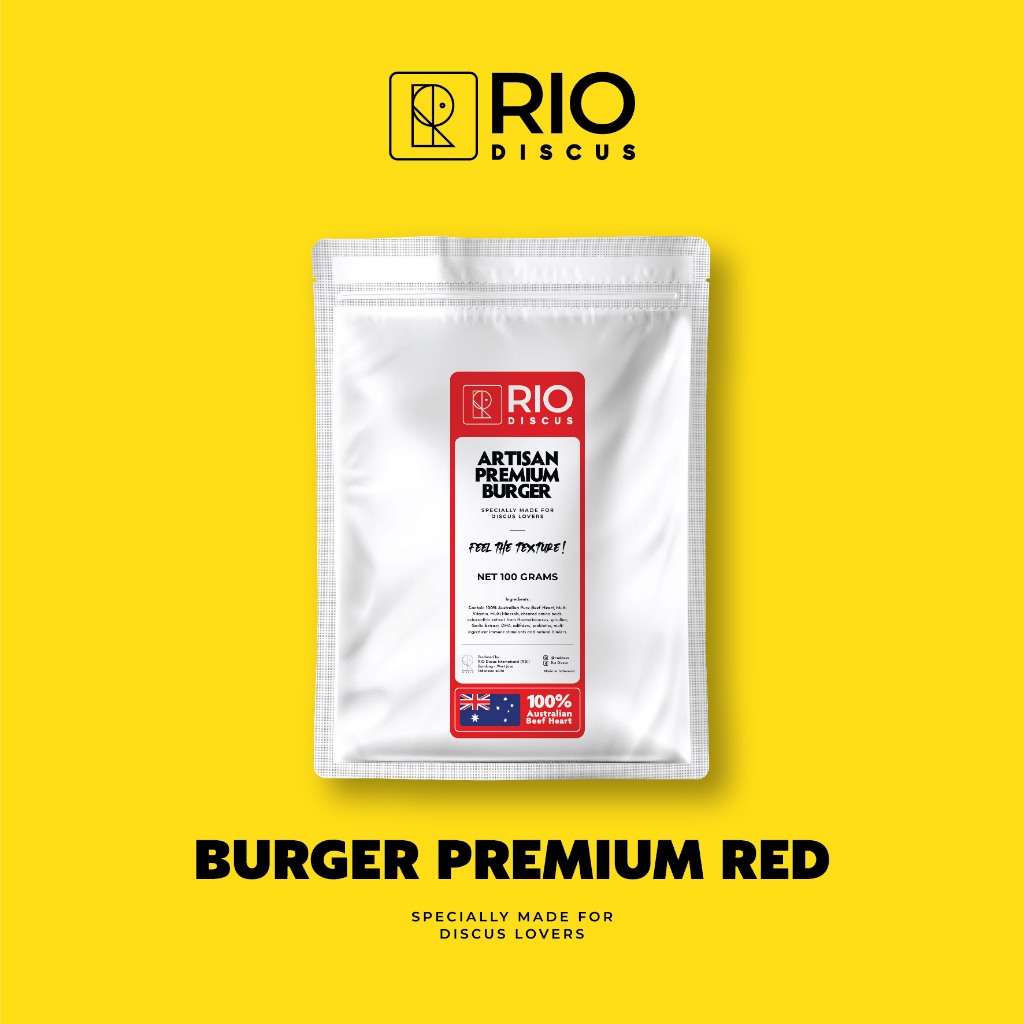 BURGER DISCUS - PREMIUM RED