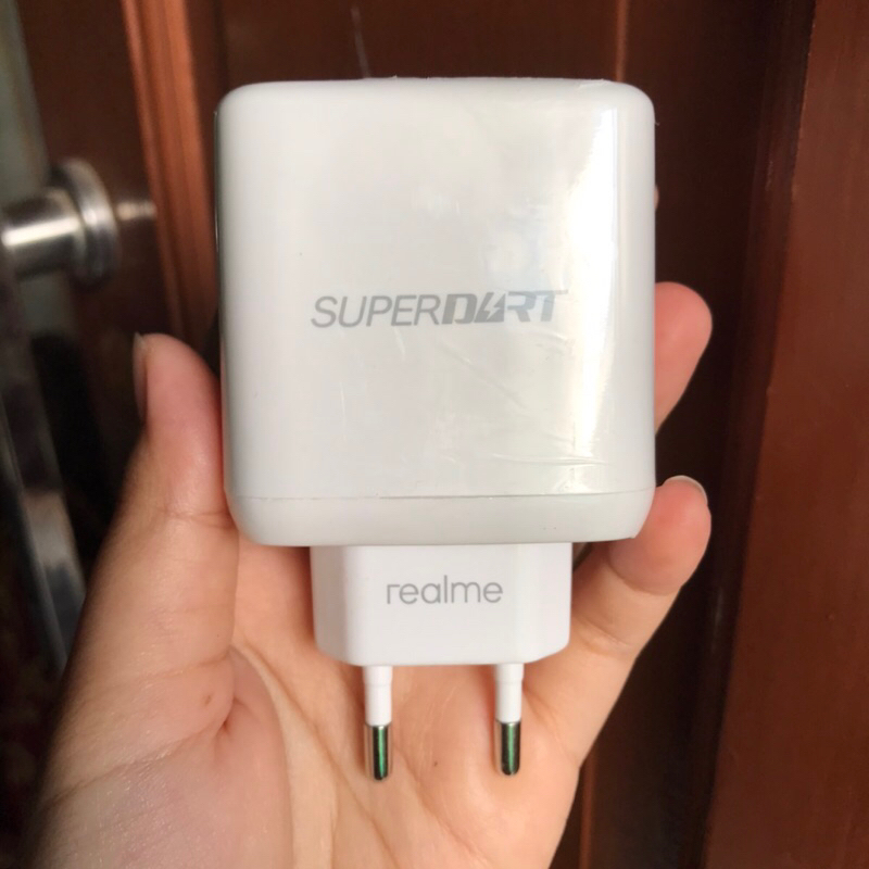 Adaptor Charger Realme 8 Pro 65W Superdat Original Bawaan HP 100%