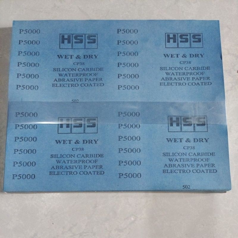 HSS AMPLAS BATU #5000 / HSS AMPLAS DUKO GRIT 5000 / AMPLAS LEMBARAN #5000