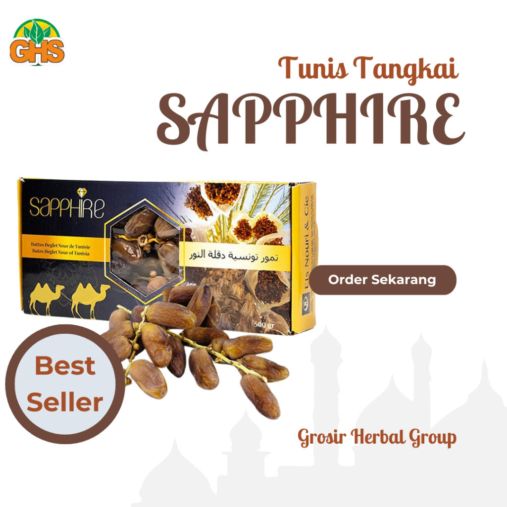 

BEST SELLER kurma manis tunis sapphire tangkai 500 gram Palm Fruit Tunis Tangkai