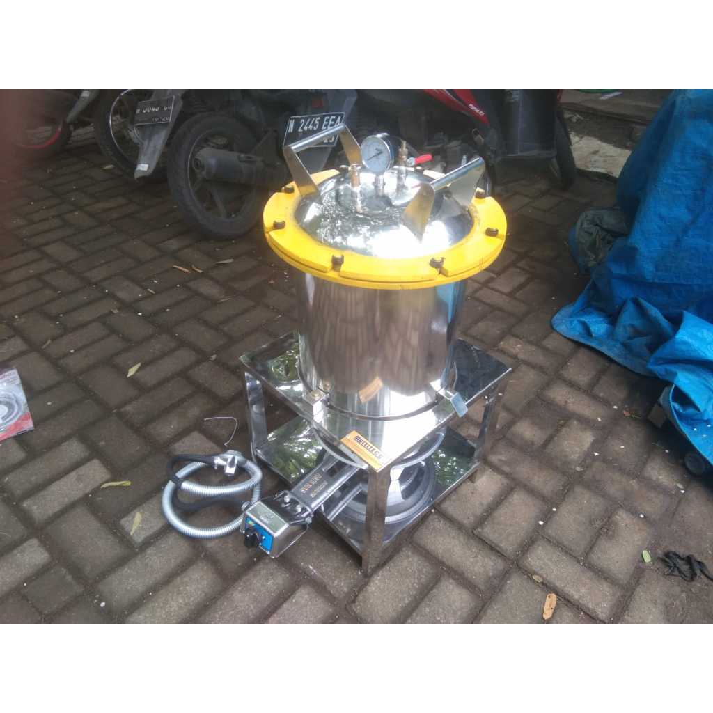 MESIN PRESTO/AUTOCLAVE KAPASITAS 100 BOTOL
