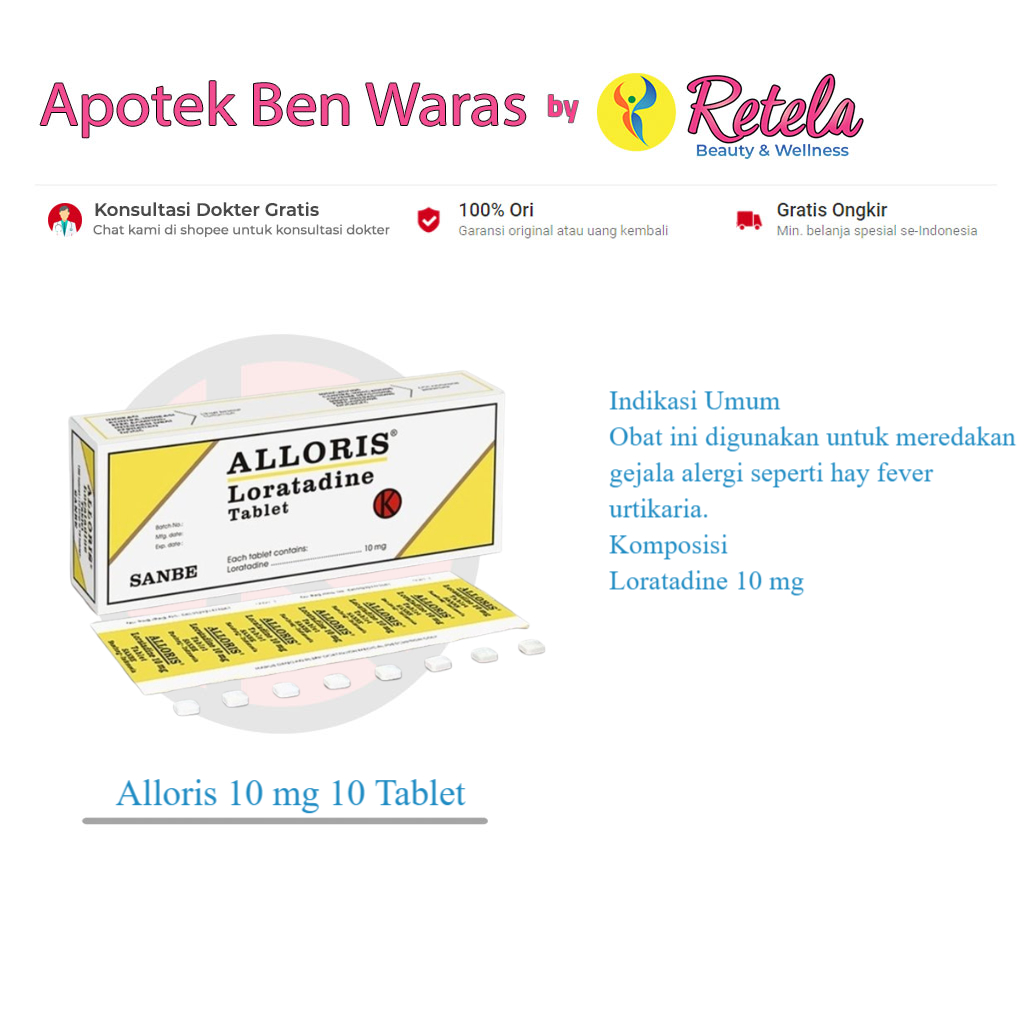 Harga loratadine 10mg Terbaru Apr 2025 | BigGo Indonesia