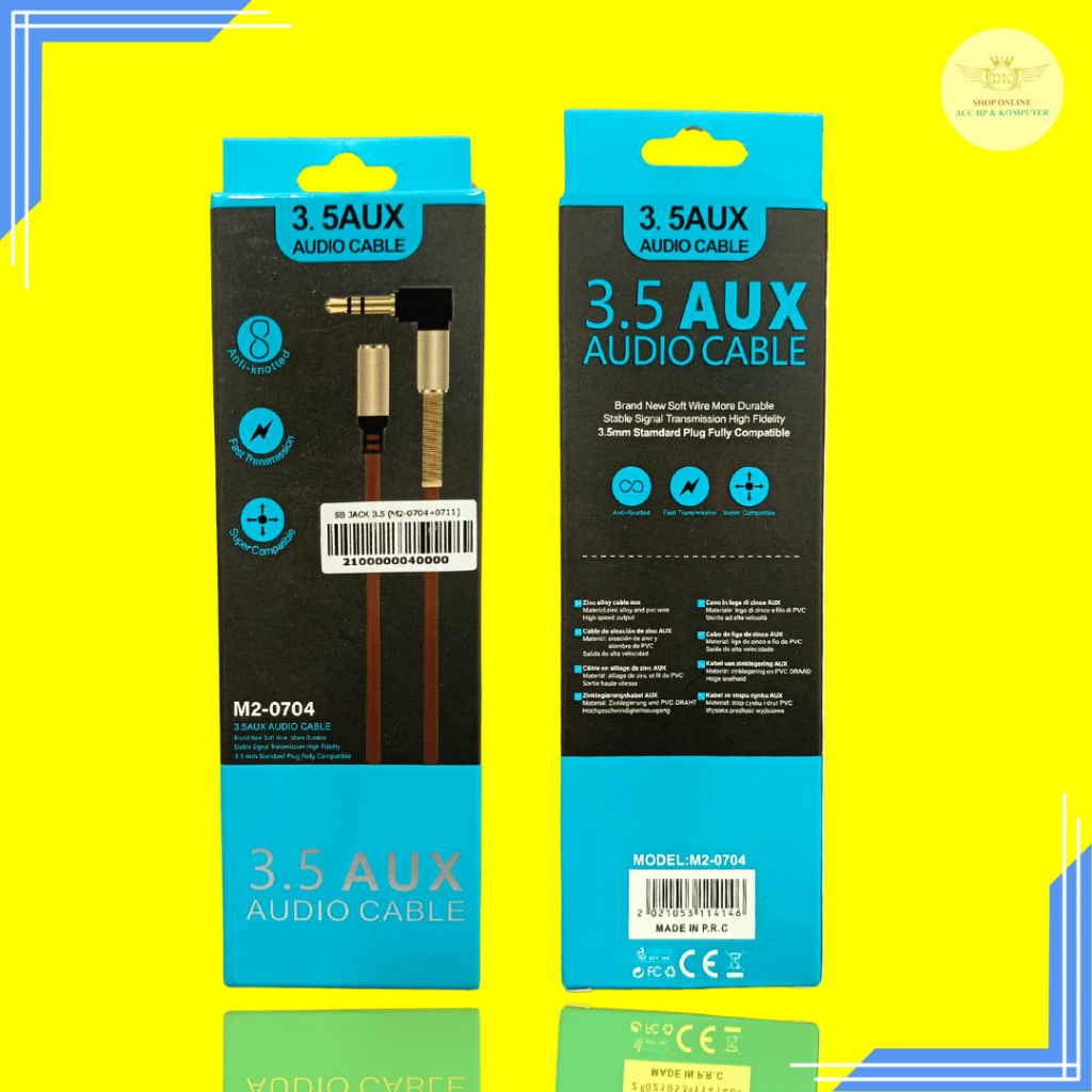 kabel Aux audio hp ke mobil male to male