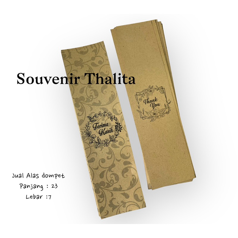 

Alas kertas dompet isi 100 pcs