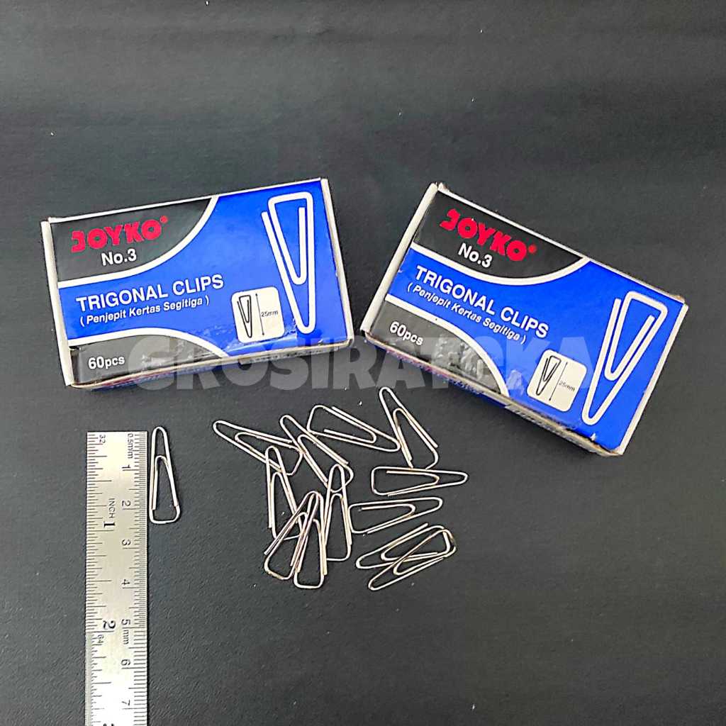 

TRIGONAL CLIP, PAPER CLIP, CLIP KERTAS NO. 3 JOYKO