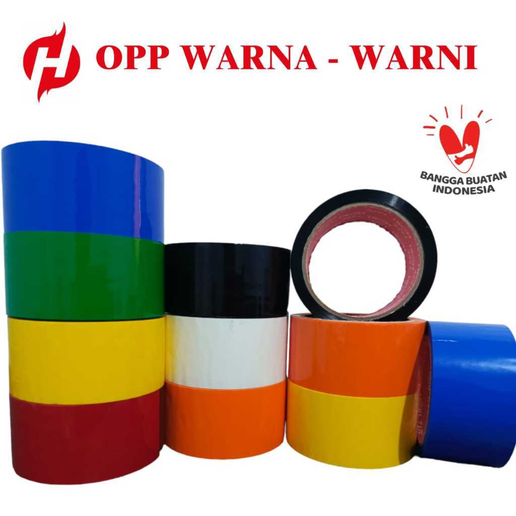 

Lakban Warna Warni"HOKI tape"48mmx90yard Full_______043