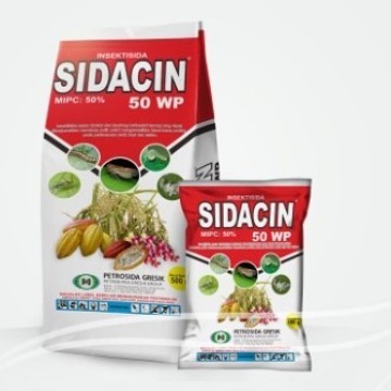 Sidacin 50WP 500 Gr MIPC insektisida kontak racun hama ulat serangga
