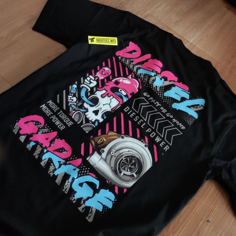 Kaos Diesel Garage Mobil Otomotif Garasi Diesel