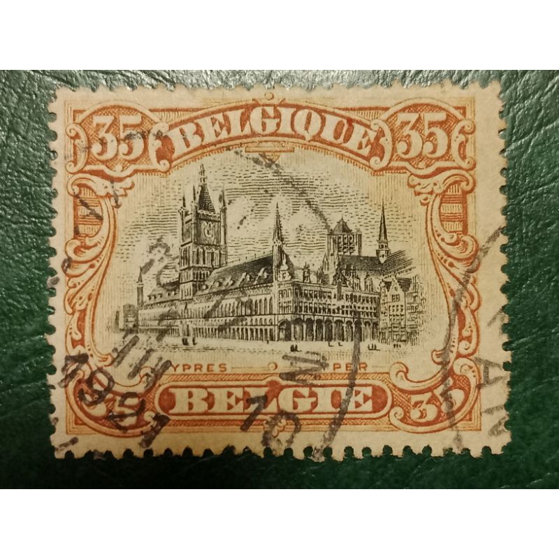 

Prangko Belgia 35 C New Daily Stamps Tahun 1915 Used