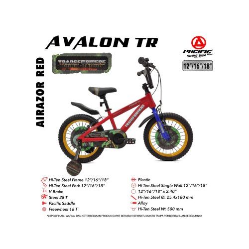 SEPEDA BMX PACIFIC AVALON TRANSFORMER 12 INC