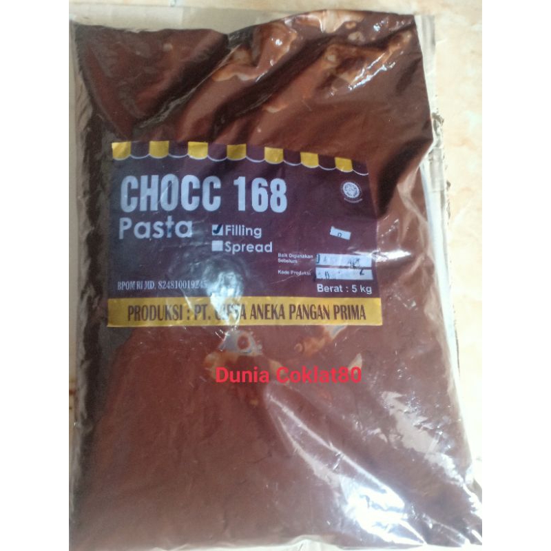 Pasta CHOCC168 coklat 5kg