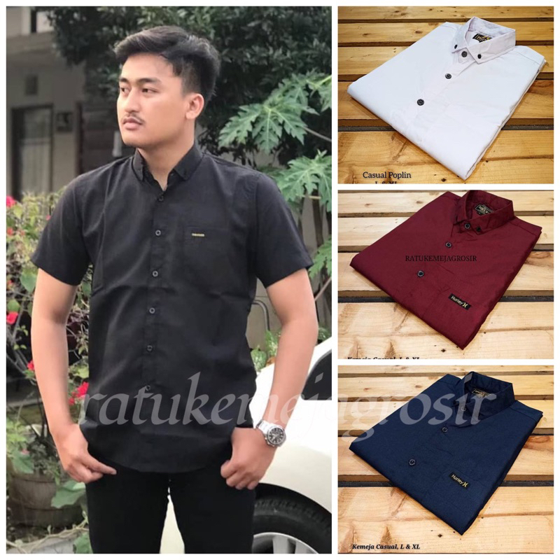 KEMEJA POLOS LENGAN PENDEK KEMEJA PRIA KEMEJA ATASAN PRIA POLOS LENGAN PENDEK KEMEJA POLOS LENGAN PE