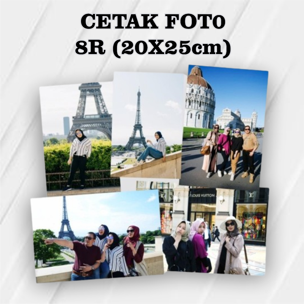 CETAK FOTO 8R KERTAS DOFF