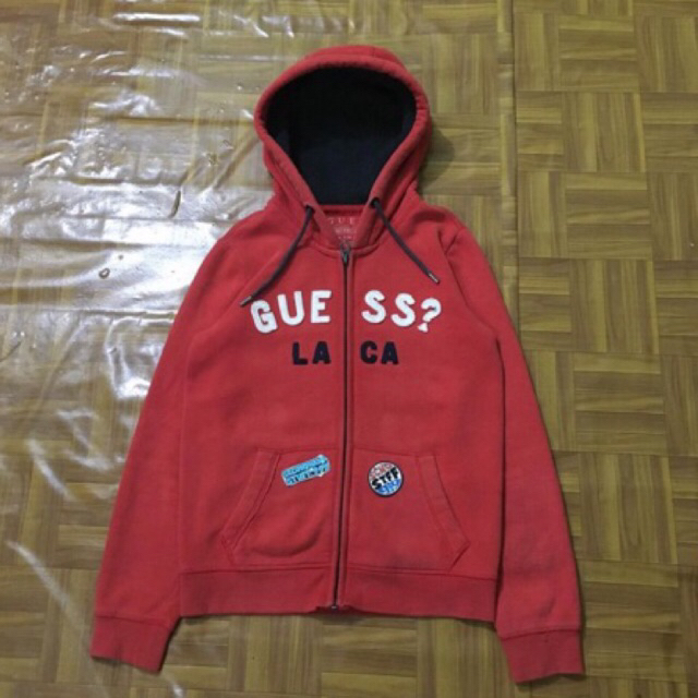 Hoodie Zipper Guess