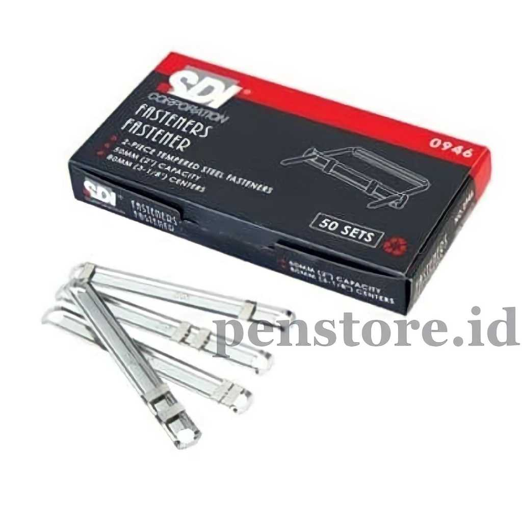 

(pack = 50 pcs) Paper Fastener Besi SDI 0946 - Acco Seng