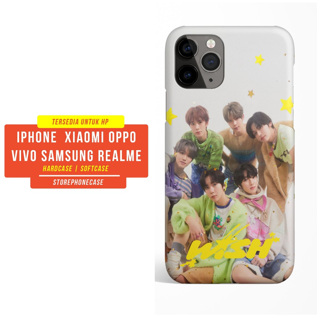 CASING HANDPHONE PREMIUM HARDCASE SOFTCASE ANDROID iPHONE NCT WISH FULL MEMBER