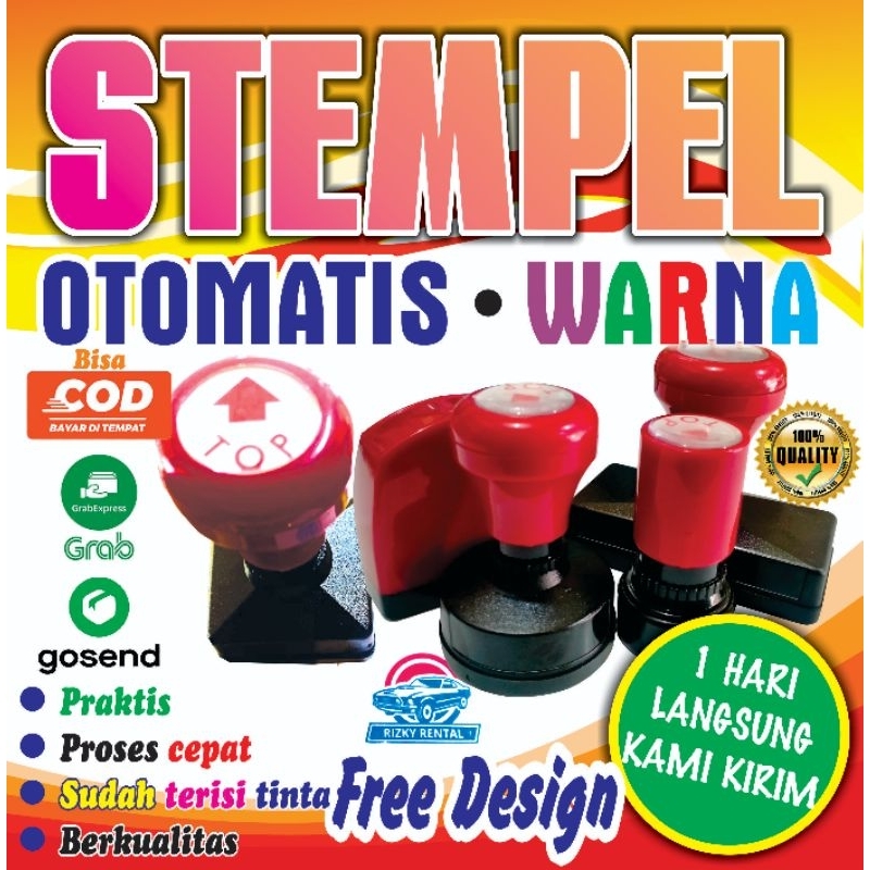 

Stempel Otomatis/Stempel Custom/Stempel Nama/Stempel Logo/stempel Toko termurah