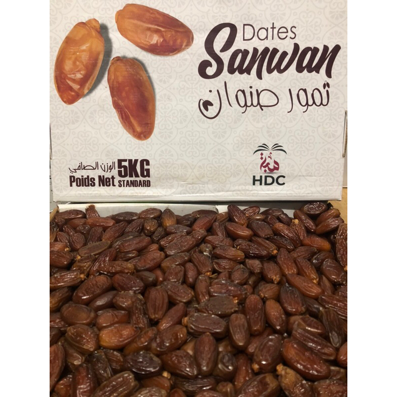Kurma Dates Sanwan Madu Berat 5kg /dus