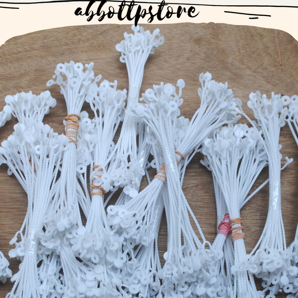 

TALI JEPIT PLASTIK SNACK||TALI PLINTIR / TALI PLASTIK /tali jinjing snack 19cm grade A isi 100 pcs