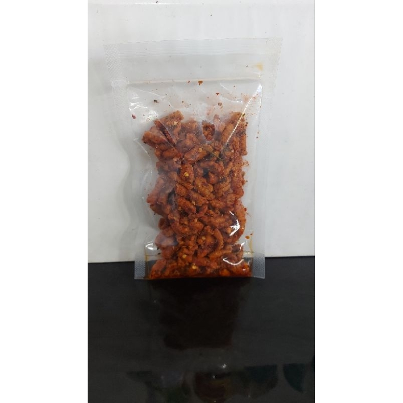 

Usus crispy pedas daun jeruk 100gr