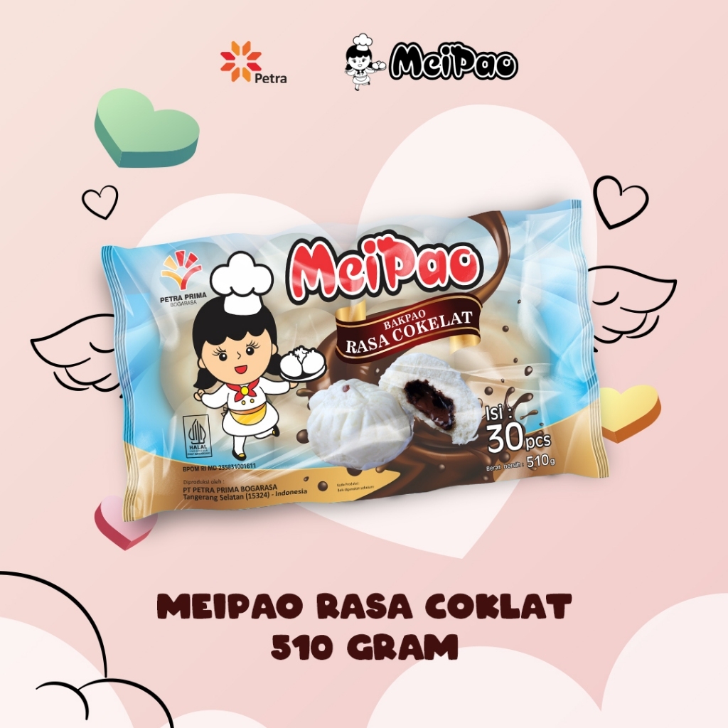 

MEIPAO Bakpao Mini Rasa Coklat 510 Gram