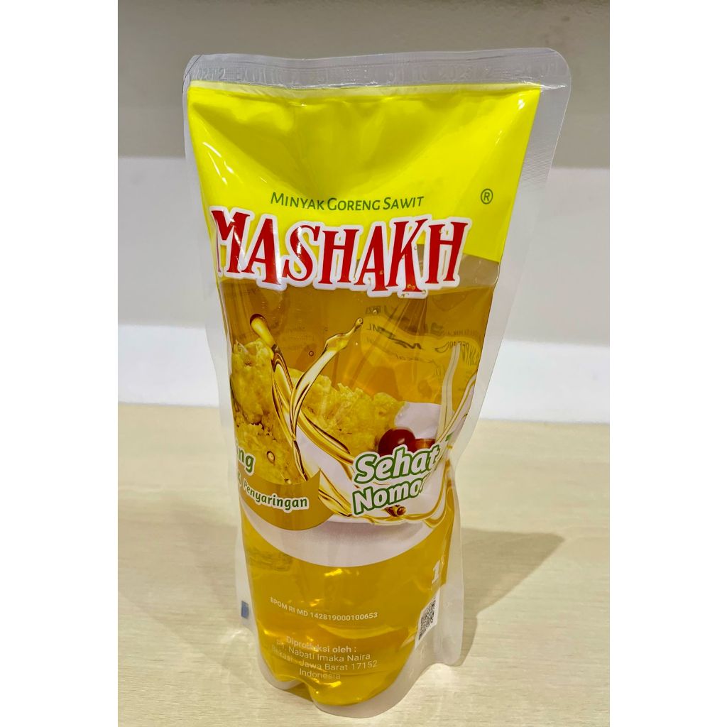 

Minyak Goreng Mashakh Premium 1 Liter Setara Bimoli Halal BPOM