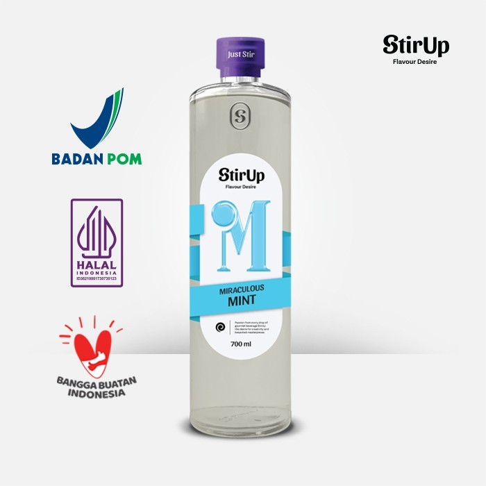 

StirUp Miraculous Mint - Gourmet Syrup Rasa Mint