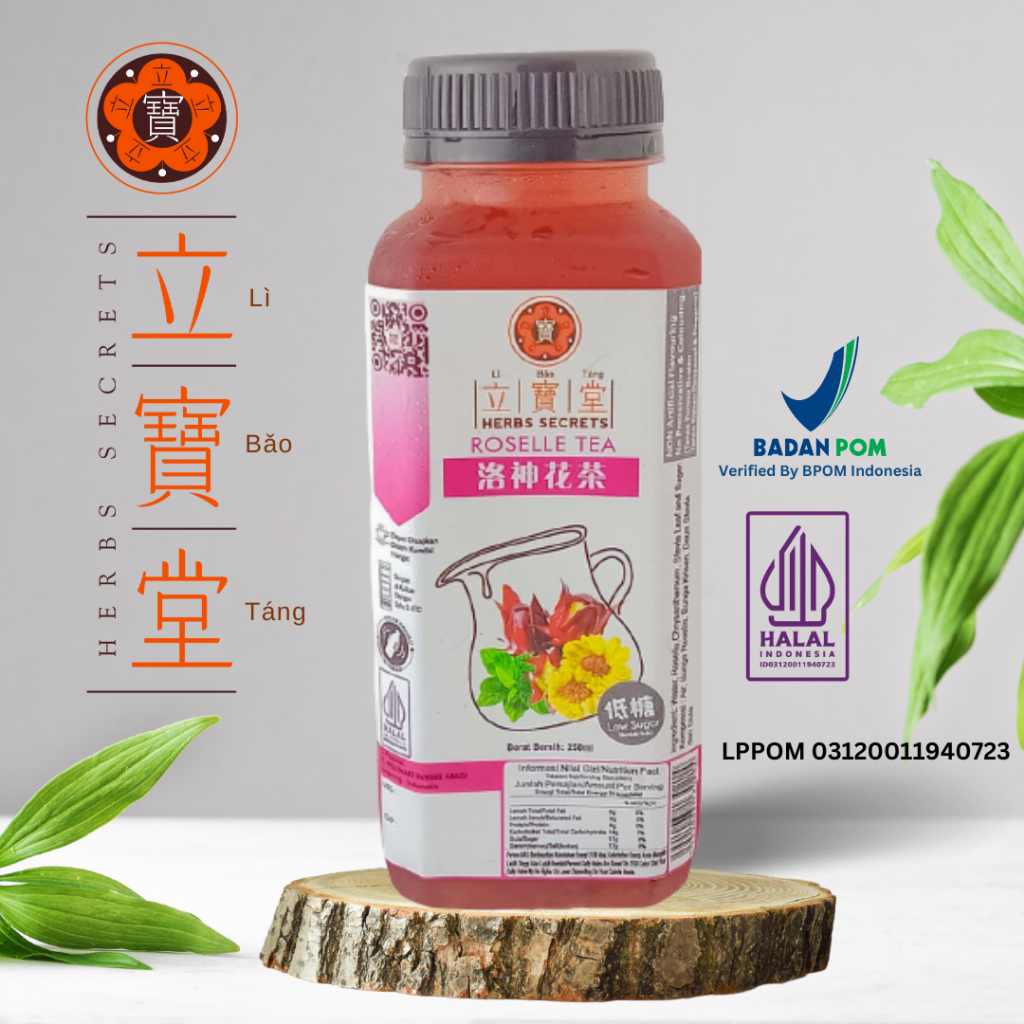 

Roselle Botanical Tea 250ML 洛神花茶 / Minuman Herbal Teh Rosela Rosel 250ML / Herb Drink Roselle Tea 250ML