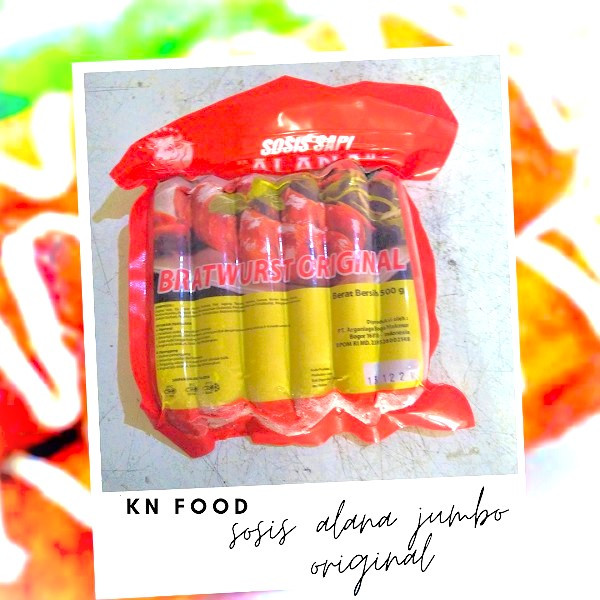 

Sosis Bakar Alana Dlanoe Jumbo Sapi Berat 500 grm -Sosis Bakar Jumbo Sapi berat 500 grm isi 6 Pcs