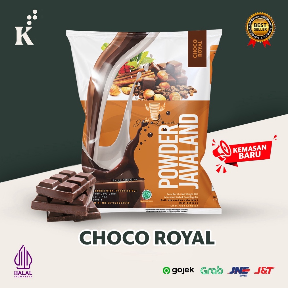 

TERBARU Bubuk Minuman Bubble Powder Drink Choco Royal ORIGINAL Javaland 1kg