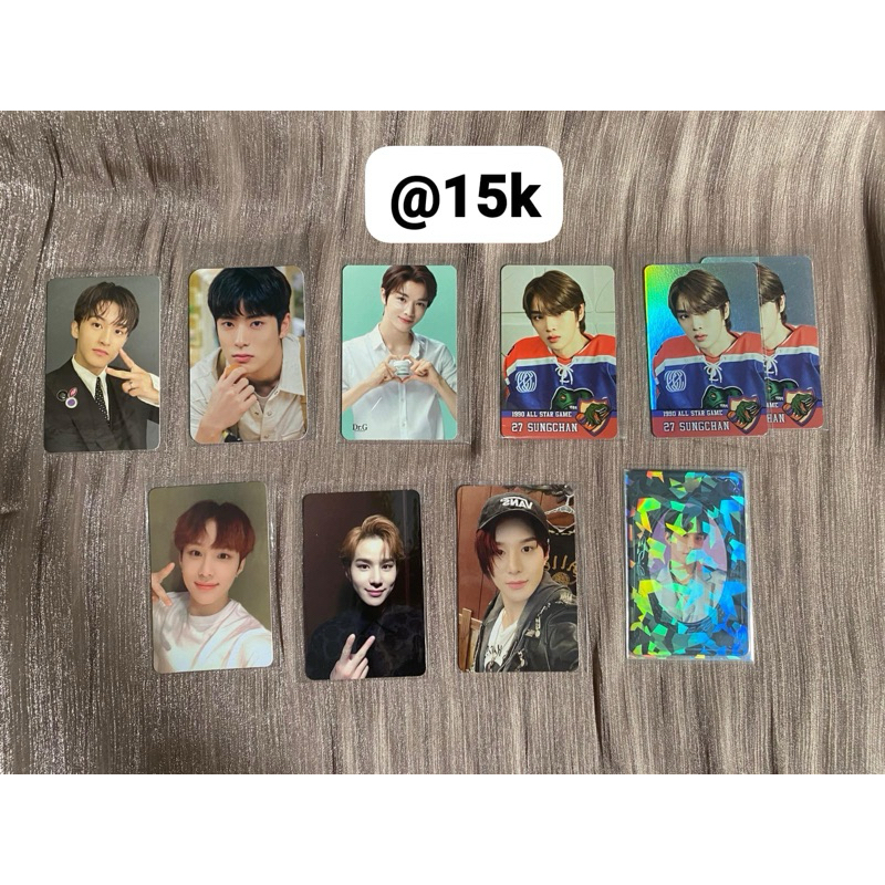 pc photocard nct dream 127 serba 15k jungwoo yizhiyu resonance past future tincase sticker cashbee s
