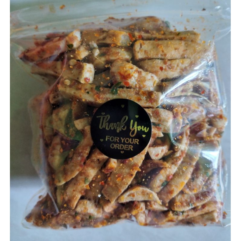 

Basreng Daun Jeruk Pedas Level 1 (130gram)