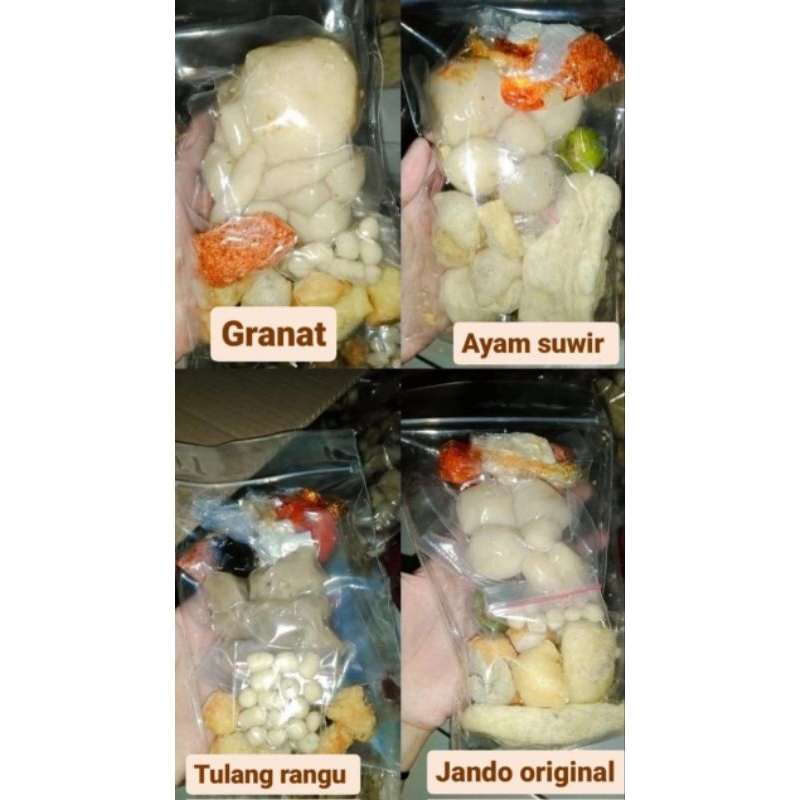 

BASO ACI INSTAN ORIGINAL / TULANG RANGU / AYAM SUWIR / GRANAT