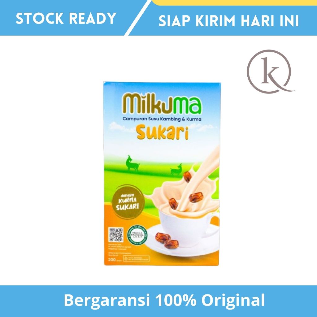 

Milkuma Sukari Susu Kambing Etawa Bubuk Plus Kurma Asli Original