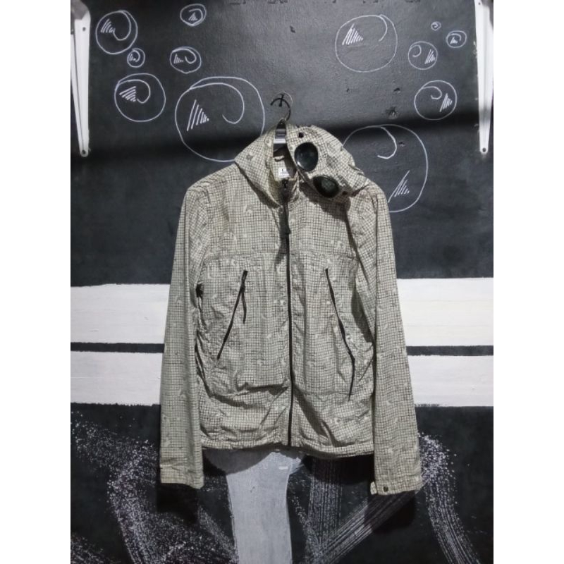 Cp.Company Digital Camo 50Fili Goggle Jacket Grey
