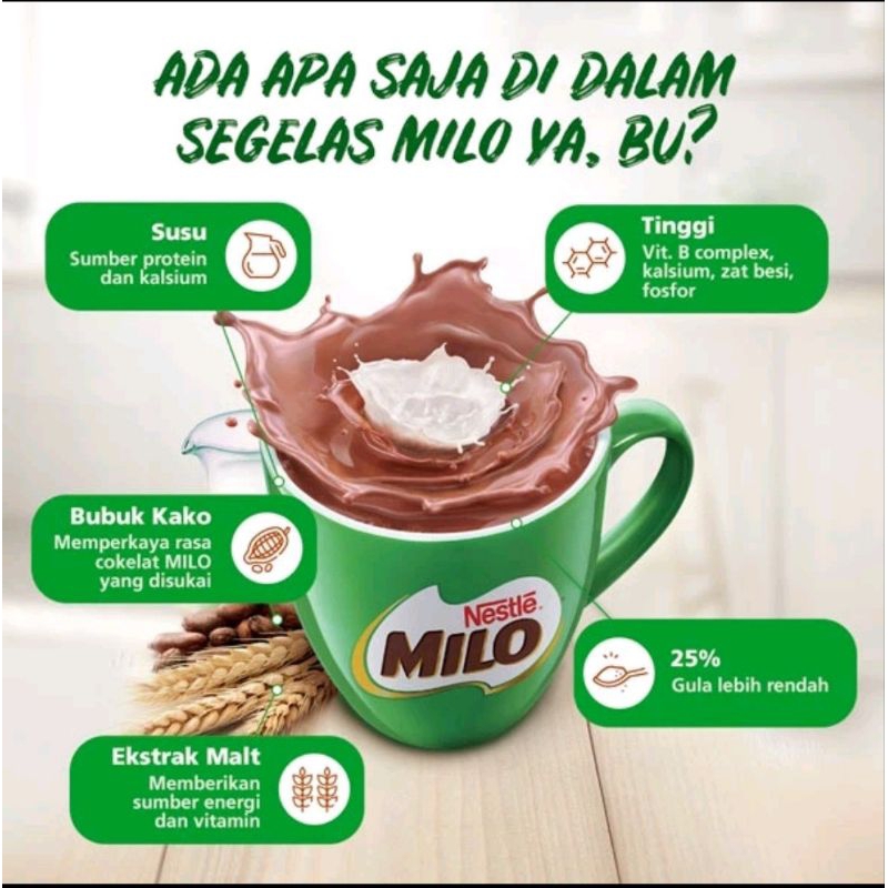

RB MILO ACTIV-GO Nestle 22g renceng 10 saset