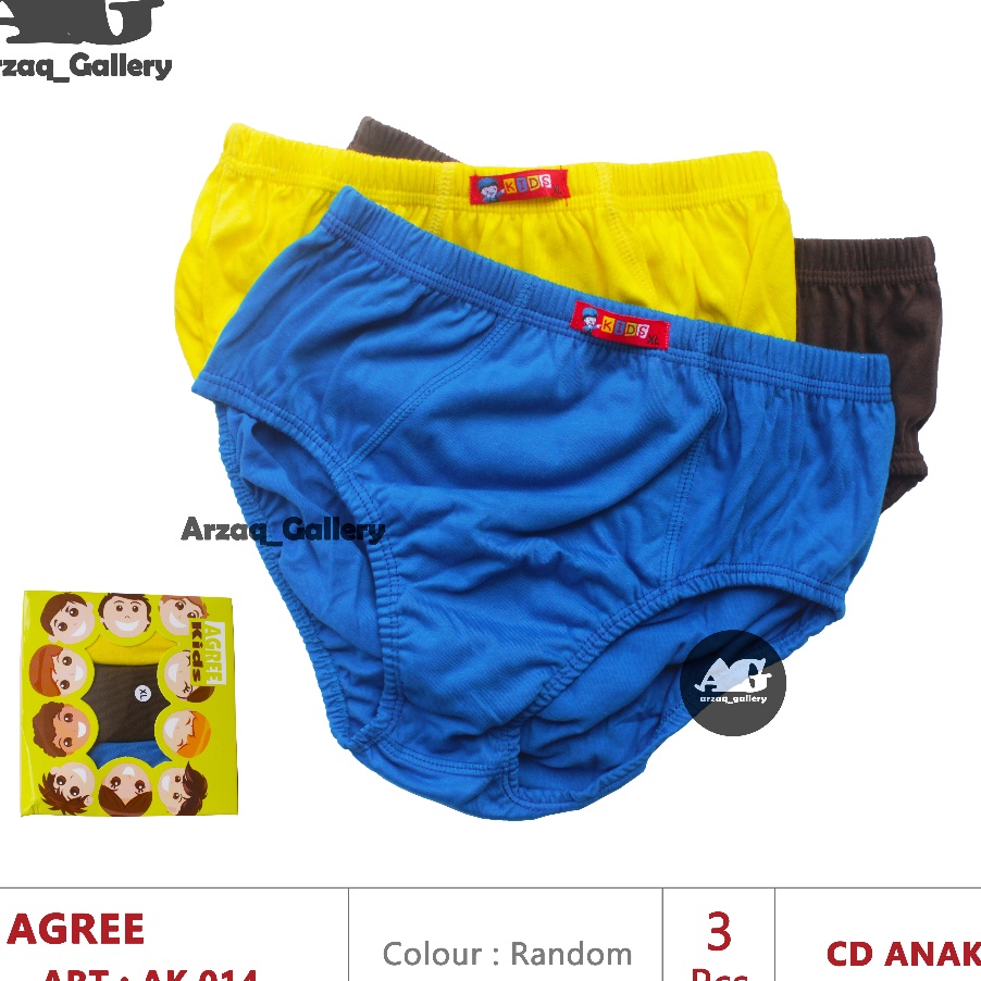Free Ongkir  3 pcs  CD AGREE AK 14  Celana dalam agree kids  Celana Dalam Anak  Cd Anak Laki  Celana