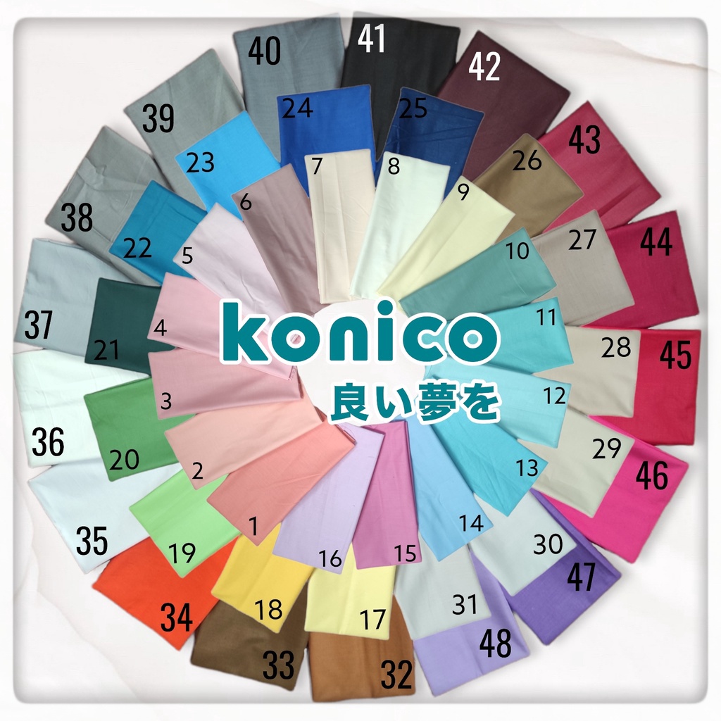 Terlaris Today Bahan Katun sprei kain Cvc Motif Polos  Meteran  Star Nikita Esra Catra Saga grosir