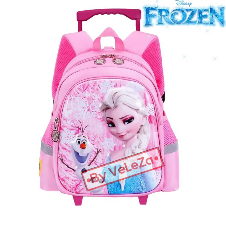 Harga Promo Tas Ransel Troli Anak Perempuan PAUD TK Karakter Frozen Elsa Tas Ransel Anak Tas Troli